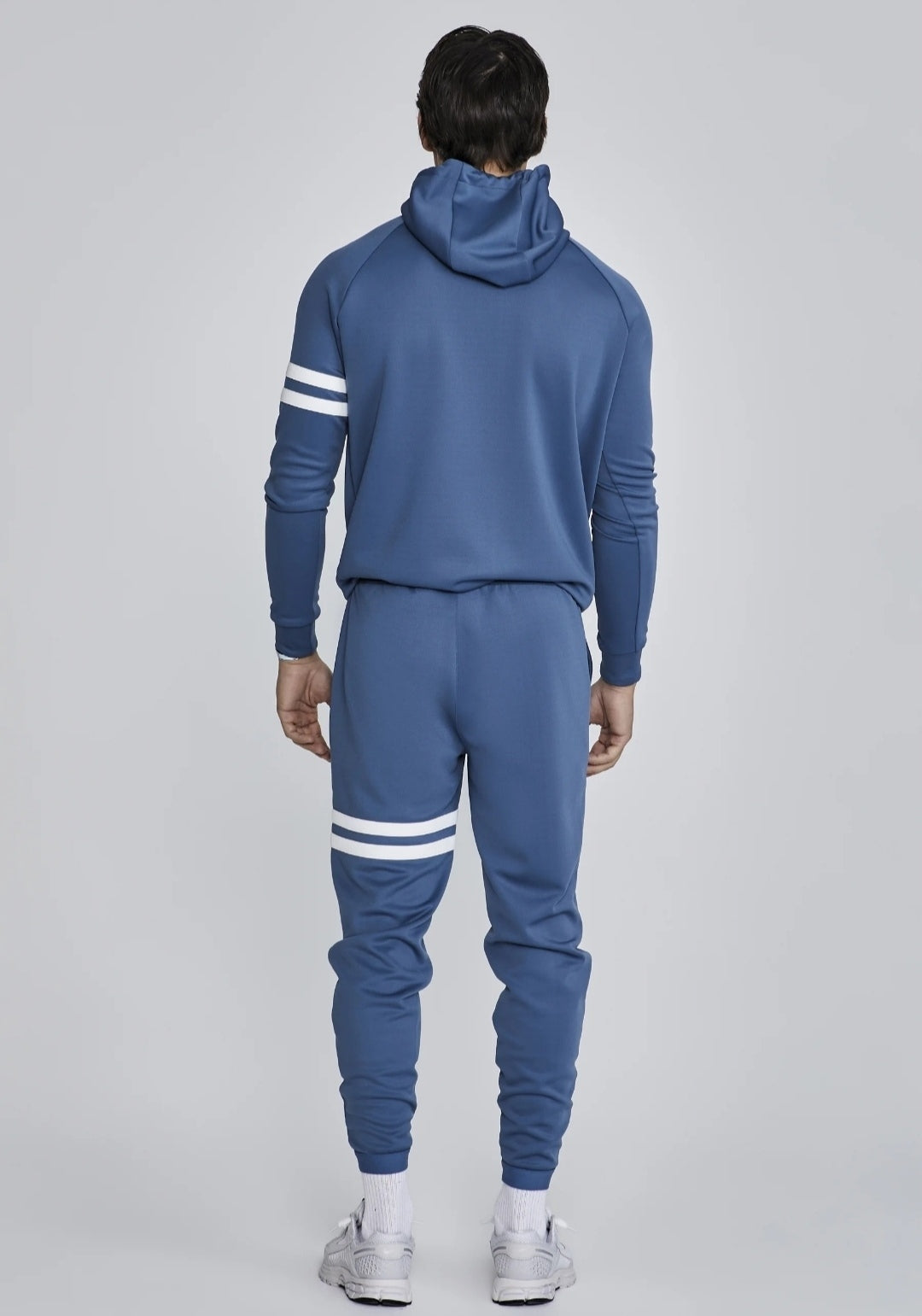 SIKSILK bluza z kapturem męska niebieska SS-26993 rozmiar S