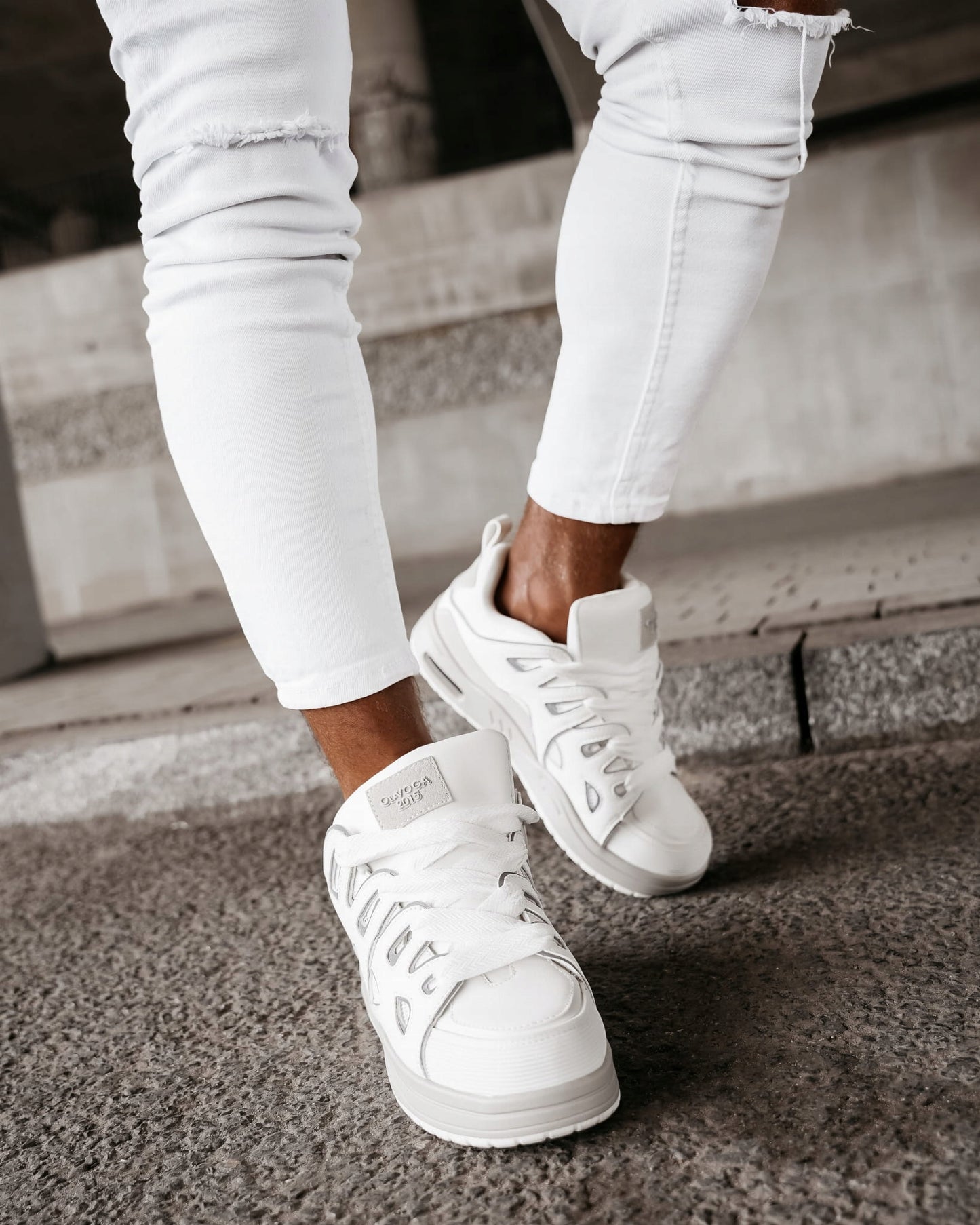 OLAVOGA SNAKERSY BUTY MĘSKIE O LA VOGA AUTHENTIC BIAŁE rozmiar 45
