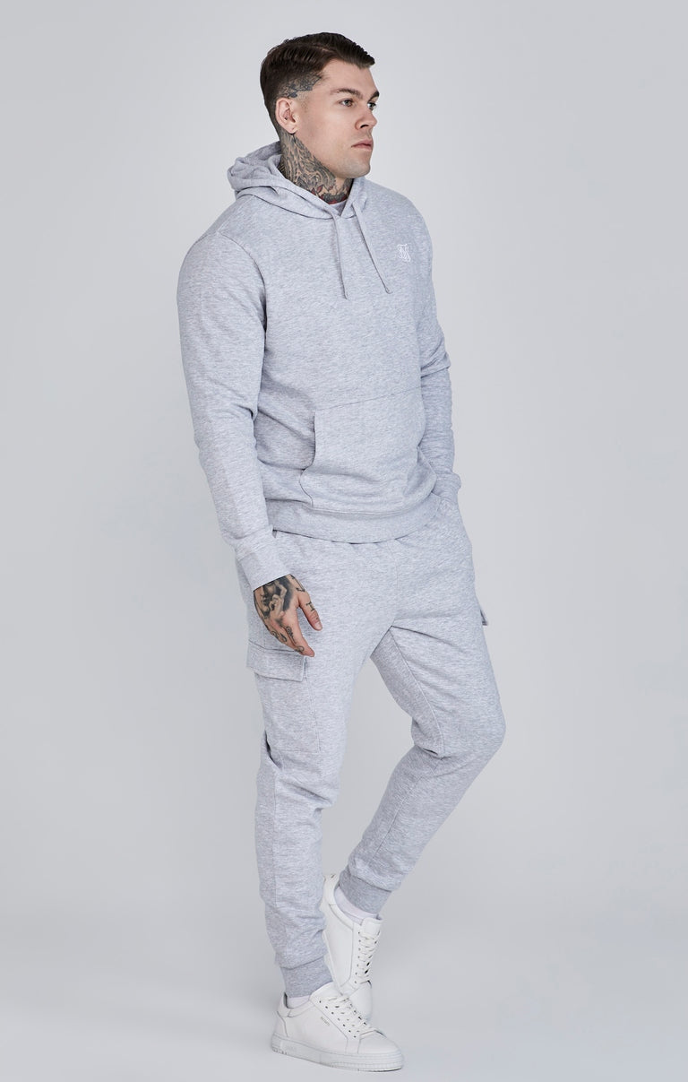 SIKSILK Spodnie dresowe męskie Essentials Cargo Joggers SS-26939 rozmiar L