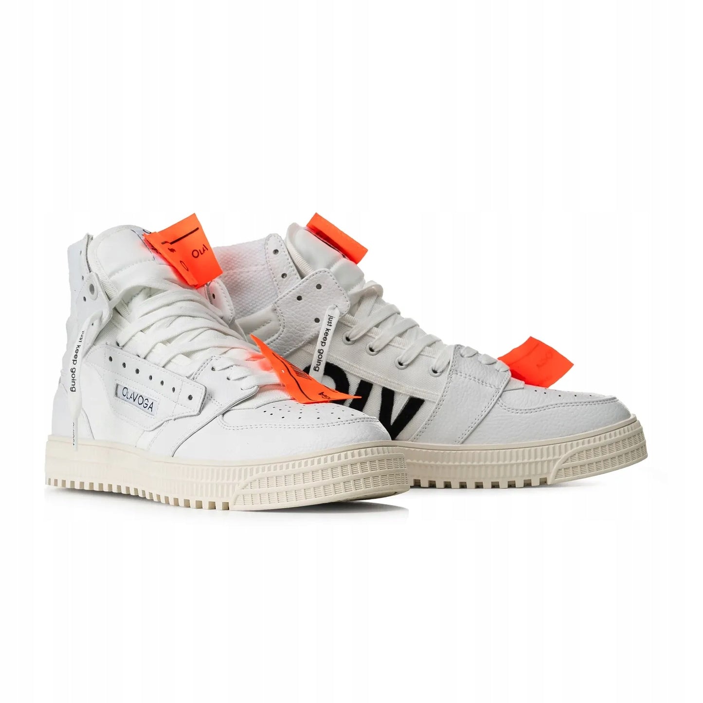 OLAVOGA Sneakersy buty męskie białe O LA VOGA Men HYPER - Biały rozmiar 45