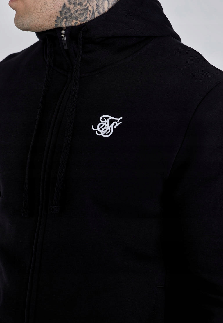 SIKSILK dresy męskie czarne bawełniane ocieplane SS-28539 komplet rozmiar S