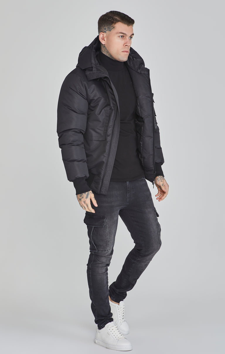 Kurtka zimowa męska SikSilk Bomber Jacket SS-26708 rozmiar XXL