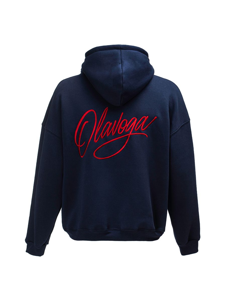 Bluza męska OLAVOGA UNIT 2025 navy blue M NIEBIESKA GRANATOWA KAPTUR