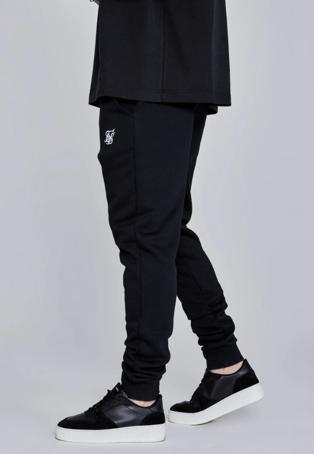 SIKSILK Spodnie Dresowe męskie Essentials Joggers SS-28344 czarne XL