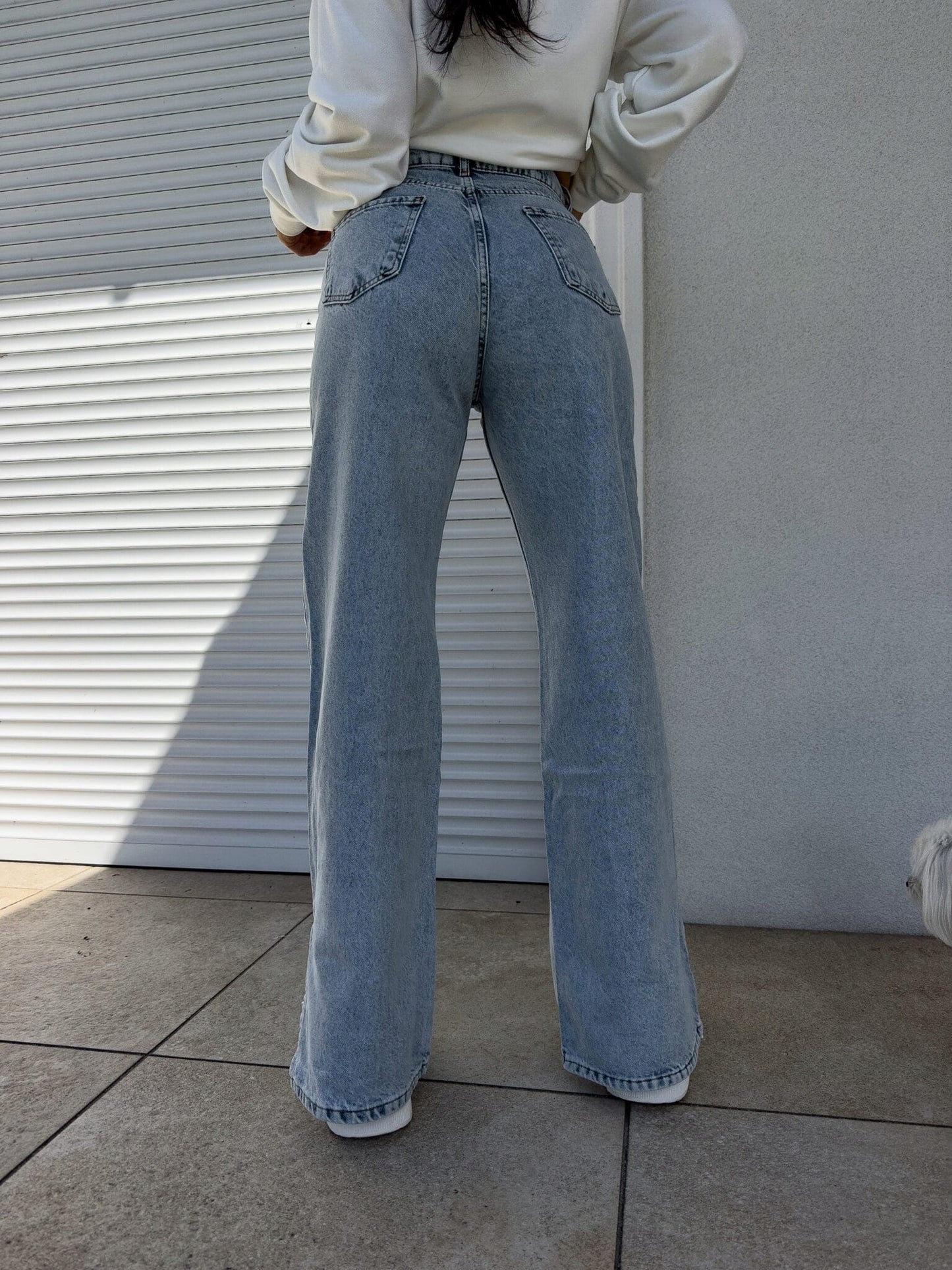 Spodnie Jeansy FLARED - dark jeans By Me rozmiar M