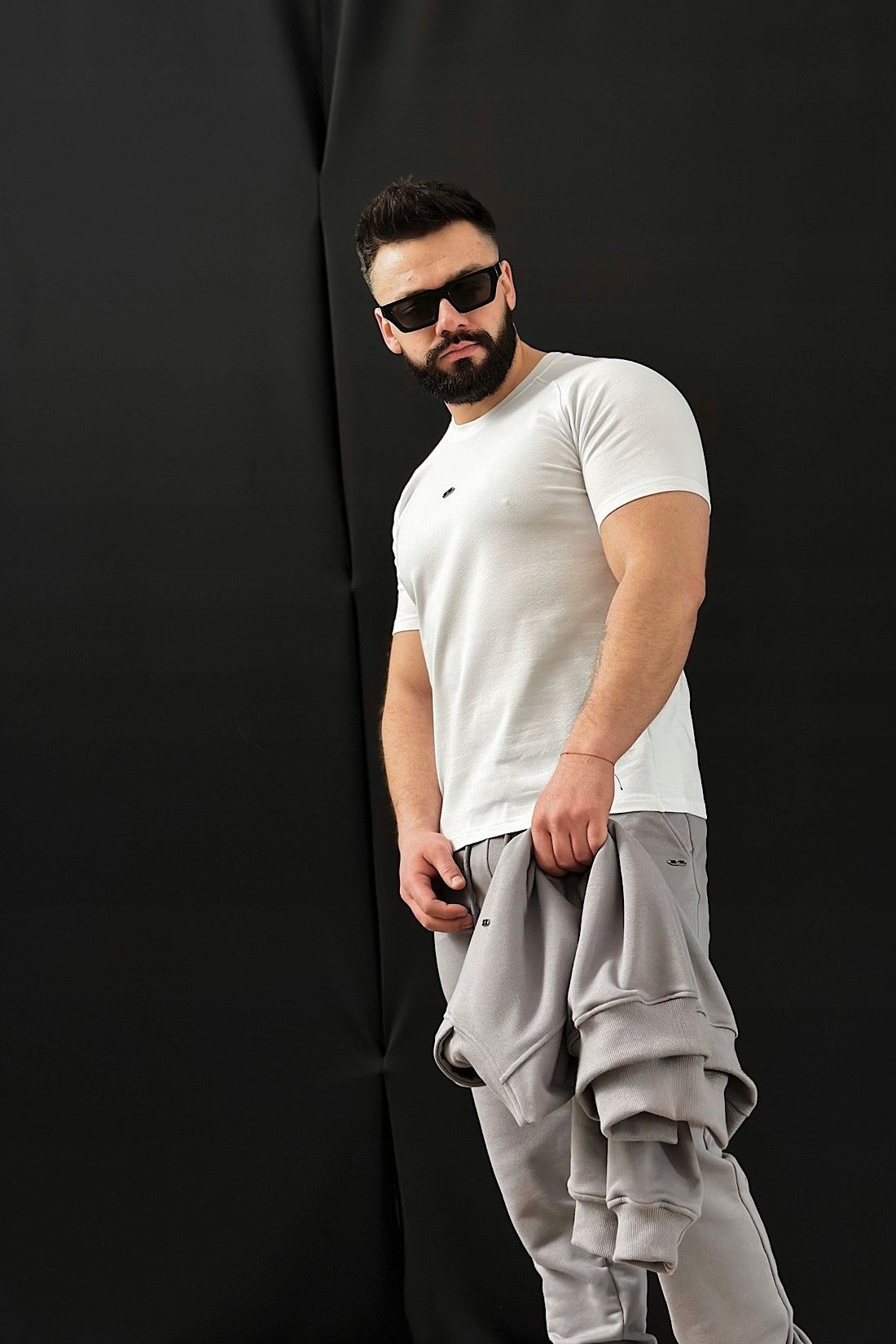 T-SHIRT Męski BG BLADE Biały Brandenburg rozmiar M