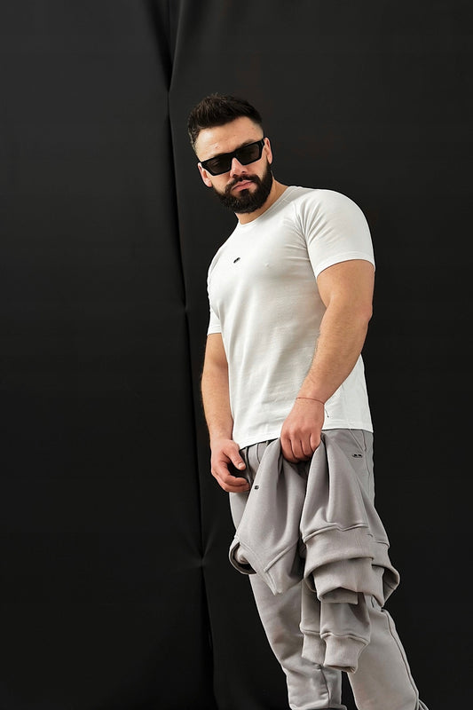 T-SHIRT Męski BG BLADE Biały Brandenburg rozmiar M