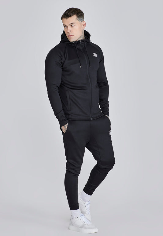 SIKSILK dresy męskie Hoodie and Joggers Set czarne SS-28158 rozmiar M