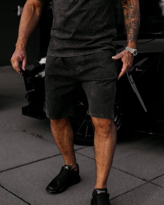 Spodenki męskie dresowe OLAVOGA Men MION - Czarne  O LA VOGA